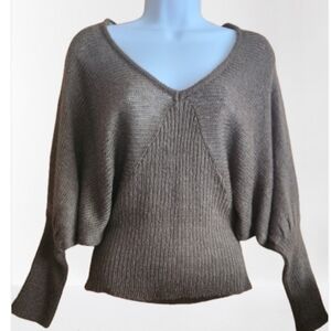 Sweater Blouson Dolman Sleeve Size S